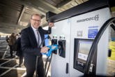 Mark Flynn opens new Dundee EV charging site