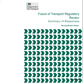 The Future of Transport Regulatory Review cover The Future of Transport Regulatory Review cover