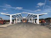 Gridserve's Electric Forecourt in Braintree, Essex under construction