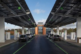 Gridserve's Electric Forecourt in Braintree, Essex