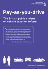 Pay-as-you-drive report