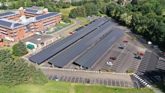 solar panels at Northumberland County Council