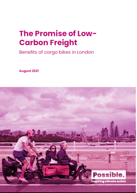 The promise of low-carbon freight report cover