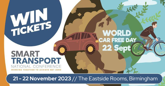 World Car Free Day Smart Transport National Conference ticket giveaway
